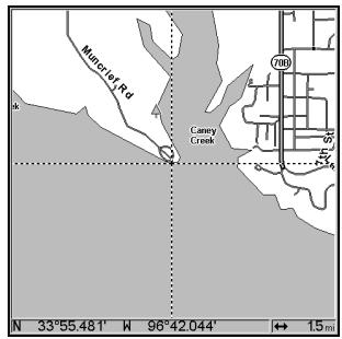 LOWRANCE 3500C - Create Icon on Map - 1