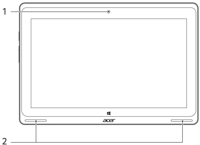 ACER ASPIRE SWITCH 10 SW5-011 - Front view - 1