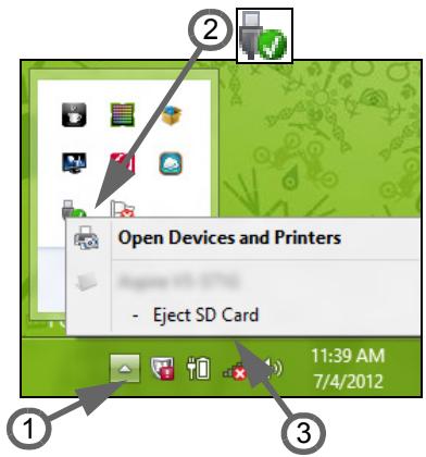ACER ASPIRE SWITCH 10 SW5-011 - Removing a card from a memory card reader - 1
