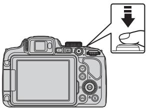 NIKON COOLPIX P610 - Appuyez sur le déclencheur à mi-course. - 1