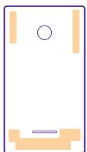 NOKIA LUMIA 435 - Antenna locations - 1