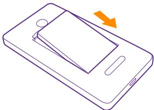 NOKIA LUMIA 435 - Insert the SIM and memory card - 5