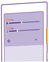 NOKIA LUMIA 435 - Change the volume - 1