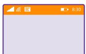NOKIA LUMIA 435 - Icons shown on your phone - 1