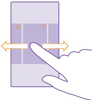 NOKIA LUMIA 435 - View, switch between, and close open apps - 1