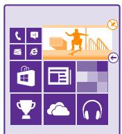 NOKIA LUMIA 435 - Resize or unpin a tile - 1