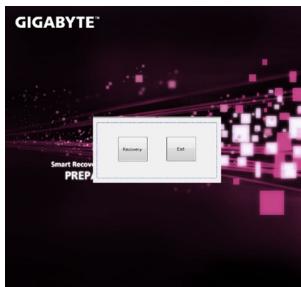 GIGABYTE Q2005 - Launch System Recovery - 2