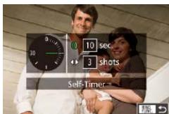 CANON POWERSHOT G7 X - Customizing the Self-Timer - 5