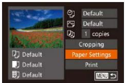 CANON POWERSHOT G7 X - Choosing Paper Size and Layout before Printing - 3