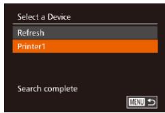 CANON POWERSHOT G7 X - Connect the printer to the network. - 1