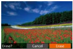 CANON POWERSHOT G7 X - Choose an image to erase. - 1