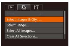 CANON POWERSHOT G7 X - Setting Up Printing for Individual Images - 3