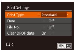 CANON POWERSHOT G7 X - Configuring Print Settings - 3