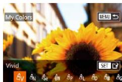 CANON POWERSHOT G7 X - Choose [My Colors]. - 1