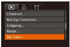 CANON POWERSHOT G7 X - Changing Image Color Tones (My Colors) - 1
