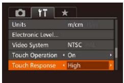 CANON POWERSHOT G7 X - Increasing Touch-Screen Panel Sensitivity - 1