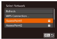 CANON POWERSHOT G7 X - Access the Wi-Fi menu. - 4