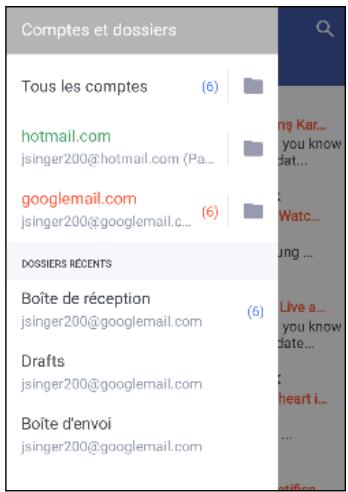 HTC 10 - Consulter votre boîte e-mail - 1