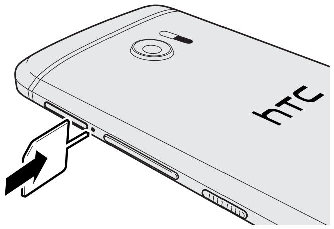 HTC 10 - Enlever une carte nano SIM - 2