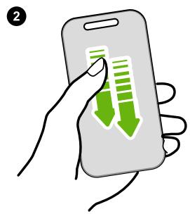 HTC 10 - Lancer l'appareil photo depuis HTC ice view - 2