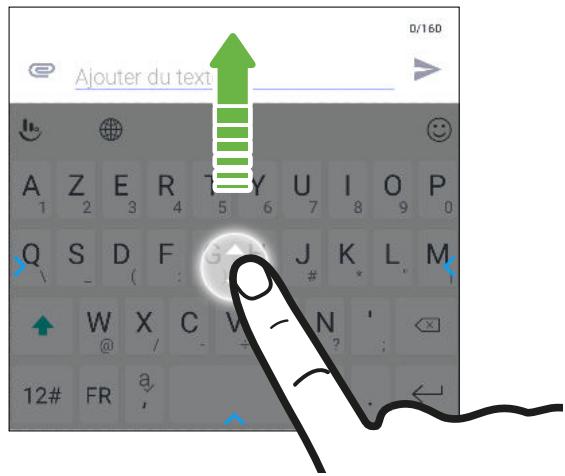 HTC 10 - Comment puis-je taper plus vite? - 3