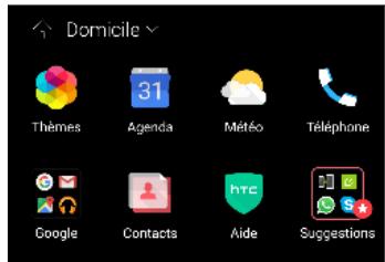 HTC 10 - Le widget HTC sense home - 1
