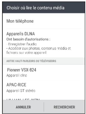HTC 10 - Utiliser HTC connect pour partager vos médias - 2