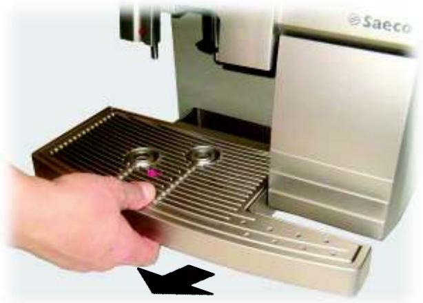 SAECO AMBRA - Water tank/ Drip tray/ Dump box/ Brew group / Machine - 3