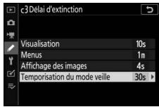 NIKON Z 7II - Z7II - Temporisation du mode veille - 1