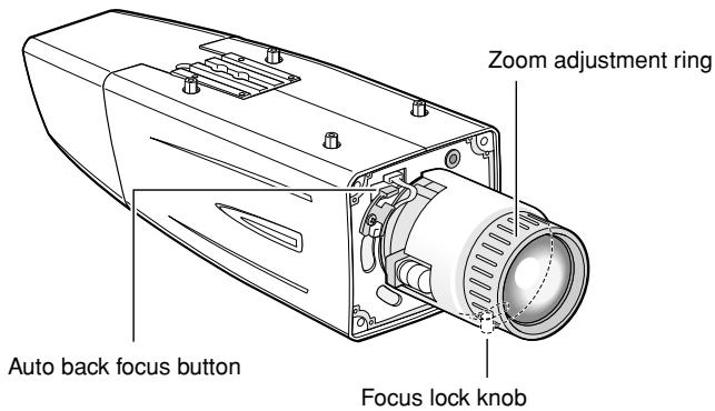 PANASONIC WV-CW384E - Adjust the focus - 1