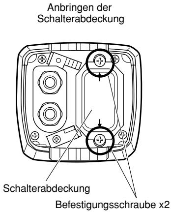PANASONIC WV-CW384E - Anbringen der Abdeckungen - 2