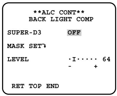 PANASONIC WV-CW384E - 2-2. ALC Mode with SUPER-D3 OFF - 1