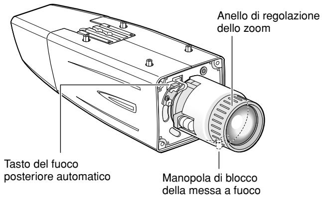 PANASONIC WV-CW384E - Regolare la messa a fuoco - 1