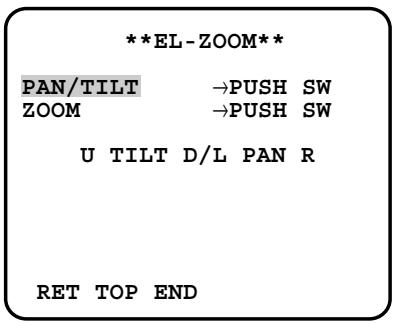PANASONIC WV-CW384E - Electronic Zoom (EL-ZOOM) - 1
