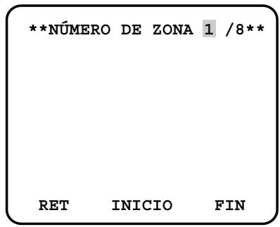 PANASONIC WV-CW384E - Ajuste de zonas privadas (ZONA PRIVADA) - 1