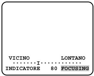 PANASONIC WV-CW384E - Regolare la messa a fuoco - 2