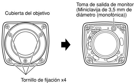 PANASONIC WV-CW384E - Cuando efectúe el ajuste del ángulo de la cámara, hágalo siempre mirando el monitor. - 1