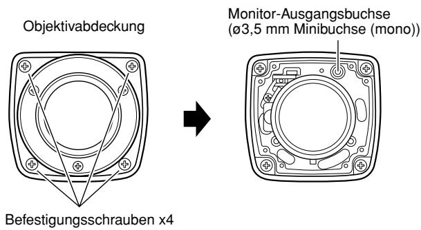 PANASONIC WV-CW384E - Bei der Einstellung des Kamerawinkels das Resultat unbedingt auf dem Einstellmonitor beobachten. - 1
