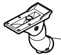 PANASONIC WV-CW384E - Quando si utilizza l'attacco del cavalletto (accessorio) (quando si utilizza una staffa di montaggio della telecamera differente) - 2