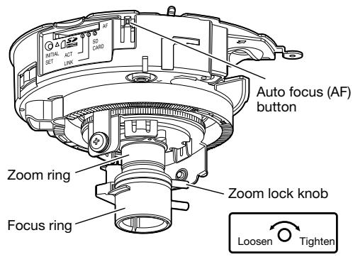 PANASONIC WV-SF332E - Adjust the angular field of view and the focus. SF336 - 1
