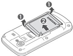 SAMSUNG NEXUS S - Remove or insert the battery - 1