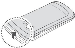 SAMSUNG NEXUS S - Open the phone's back cover - 1