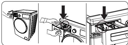 OCEANIC LL610DBB - Tiroir à produits lessiviels - 1