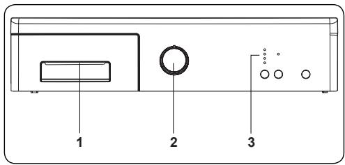 OCEANIC LL610DBB - Présentation du bandeau de commandes - 1