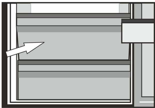 BEKO RCNA366K30W - Compartment for keeping perishable food (low temperature /-2 ^0 C - +3 ^0 C). - 1