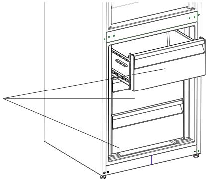 ELECTROLUX EN3484MOX - Ta bort frysladan; - 1