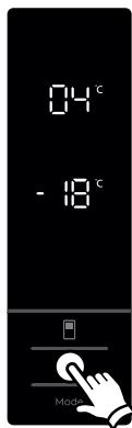 ELECTROLUX EN3484MOX - Fryserens temperaturindstillinger - 2