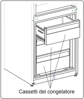 ELECTROLUX EN3484MOX - Per rimuovere i cassetti: - 3