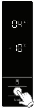ELECTROLUX EN3484MOX - Paramètres de température du réfrigérateur - 1