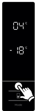 ELECTROLUX EN3484MOX - Fryserens temperaturindstillinger - 1